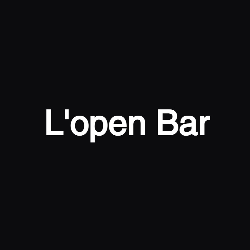 L’open bar